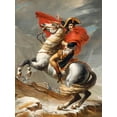 thumbnail image 2 of Jacques-Louis , David 19x24 Black Ornate Wood Framed with Double Matting Museum Art Print Titled - Bonaparte franchissant le Grand Saint-Bernard, 2 of 4