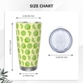 thumbnail image 4 of Easygdp Various Lemons 20oz Stainless Steel Vacuum Insulated Double Wall Travel Tumbler, Durable Insulated Coffee Mug with Spillproof Lid-Straw Two-piece Set, 4 of 8