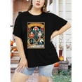 thumbnail image 7 of XCHQRTI Hocus Pocus Shirts for Women Plus Graphic Tees Halloween Plus Size Shirt Sanderson Sisters T Shirts, 7 of 7