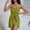 01 Yellow, variant on Two Piece Sets for Women Two Piece Outfits Asymmetrical Strapless Tube Top and Elastic Waist Shorts Set