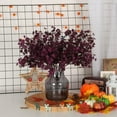 thumbnail image 3 of 6 Pcs Faux Flower Fake Babys Breath Flower Bulk Artificial Gypsophila Bouquet Silk Floral for Home Kitchen Bedroom Festival Wedding Xmas Party Decor (Orange), 3 of 4