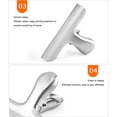 thumbnail image 2 of Guardoinrt 1/2/3/5 10pcs Secure Fixation With Durable Stainless Steel Spring Clip Multi-functional black 1 Pc, 2 of 6