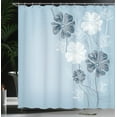 thumbnail image 3 of Ambesonne Art Shower Curtain, Fantasy Bridal Garden Spring, 69"Wx70"L, Baby Blue, 3 of 4