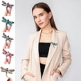 thumbnail image 2 of Crystal Rhinestone Dragonfly Brooch Pin Jewelry Birthday Mother's Gifts V6, 2 of 8