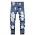 thumbnail image 3 of Tiijoy Big Boys Distressed Jeans Skinny Fit Stretch Denim Ripped Jeans, Sizes 5-16, 3 of 8