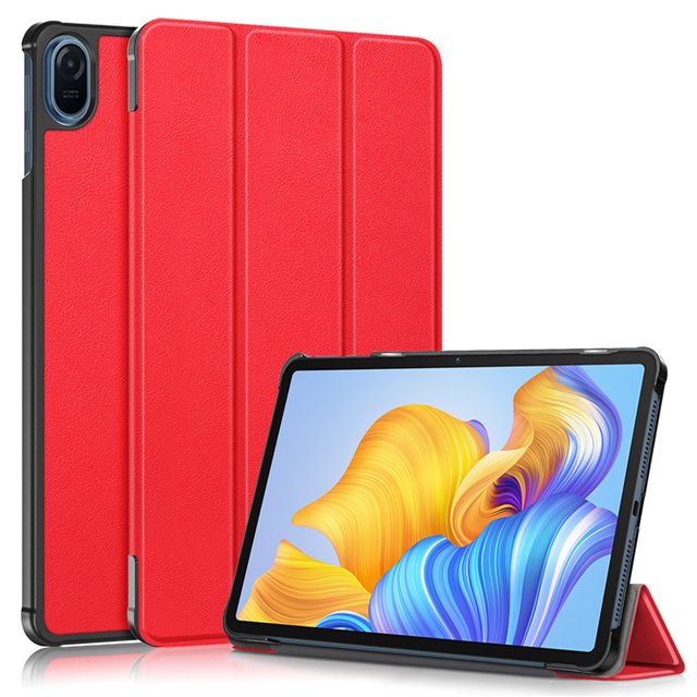 Étui pour Huawei Honor Pad 8 12 Pouces 2022 Étui en Cuir Peint Pliable Rigide pour Funda Honor Pad 8 Étui pour Honor Tablette 8 Rouge Honor Pad 8 12 Pouces