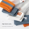 thumbnail image 3 of TAZAG 5 pairs of summer ice silk socks for women short tube cotton bottom crystal socks, 3 of 5