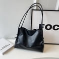 thumbnail image 1 of Wartleves Bolso de hombro para mujer, bolso de mano suave, sencillo, para debajo del brazo, bolso de viaje, 1 of 7