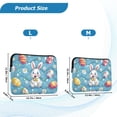 thumbnail image 4 of FORMRS 13-13.3 inch Laptop Sleeve Case Soft Carrying Quilted Computer Bag Cover, Easter Bunny Pattern, 4 of 7