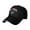 Black, variant on State New York University New Paltz Casual Sandwich Baseball Cap Adjustable For Men For Women