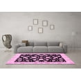 thumbnail image 3 of Ahgly Company Indoor Rectangle Oriental Pink Traditional Area Rugs, 2' x 5', 3 of 4