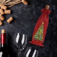 thumbnail image 3 of Vino Con Pintura Diamantes Bolsas DIY 2 Piezas Navidad Rojo, 3 of 9
