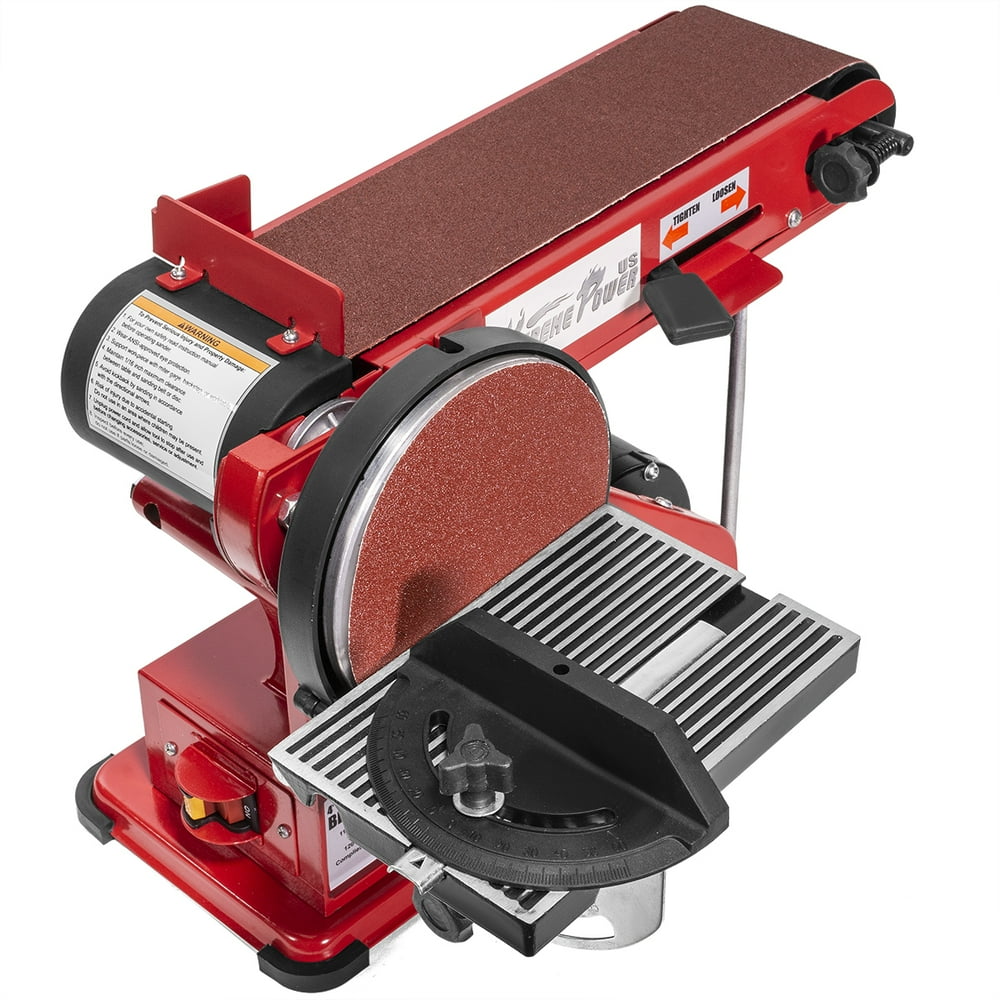 XtremepowerUS Belt & Disc Sander Station (4" x 36" inch) Adjustable
