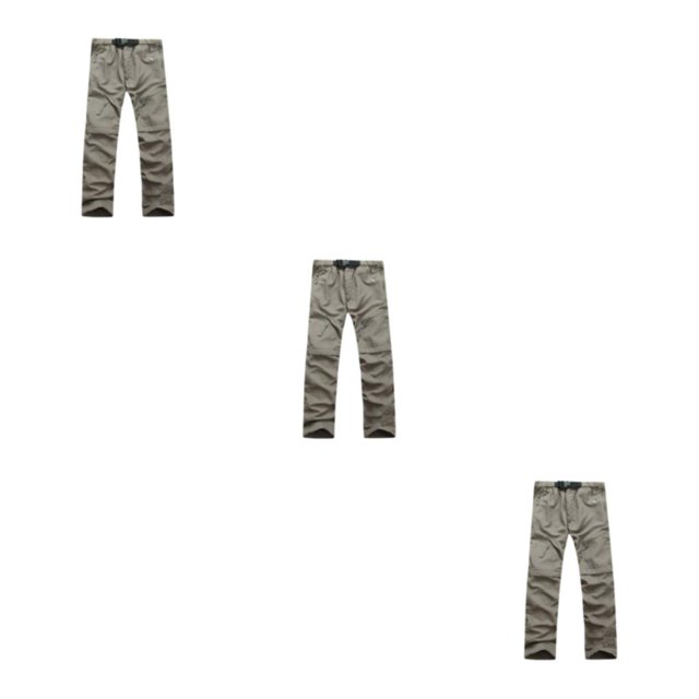 Minnieouse Pantalones de verano para hombre Senderismo Viajar Moda fresca Pantalones desmontables Montañismo Cintura elástica Pantalones cortos Type1 NO1