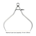 thumbnail image 3 of Spring Joint Caliper 10 inch/250mm Steel Spring Outside Caliper for Wood Turning Lathe Work, 3 of 5