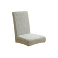 thumbnail image 2 of Home Thickened Resilient Chair Cover Exquisite Textured Seat Cushion Cover Dining Chair Cover with Integrated Backrest Home Essentials, 2 of 6