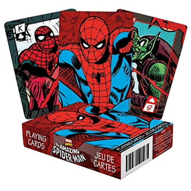 Aquarius Marvel Spider-Man Série 2 Cartes à Jouer Comique