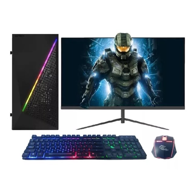PC Gamer WiFi Ryzen 3 4350G 16GB SSD 240GB+500GB Monitor 21" Computadora Armada RYZEN 3 PRO 4350G