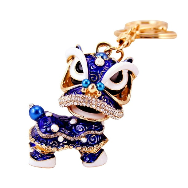 Llavero de danza china Strade Fareast Limited León Azul