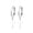 Silver, variant on 14K Gold Plated Huggie Hoop Cross Drop and Dangle Earring