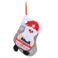 thumbnail image 1 of Festive Doll Socks Cartoon Pendant for Holiday Decoration with Santa Snowman and Candy Designs, 1 of 4