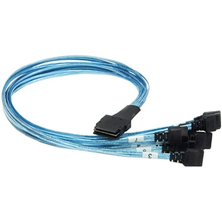 Multi-lane to SATA Fanout Cable