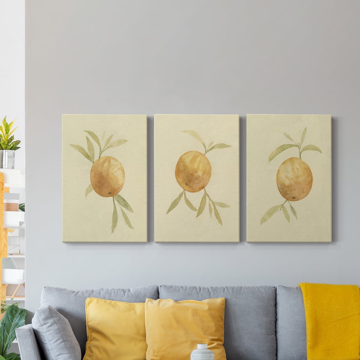 Dappled Oranges I Premium Gallery Wrapped Canvas - Ready to Hang - 12 x 18 Each