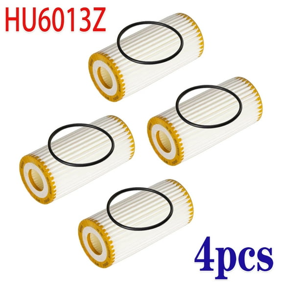 4pcs Oil Filter HU6013Z Fit For AUDI A1 A3 A4 A5 Q5 VW GOLF PASSAT B8 TIGUAN