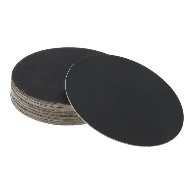 50 Pcs Discos de Lija Redondos 800 Grano con Gancho y Bucle Hojas de Lijado Universales para Restauración Automotriz 100x100mm Carburo de Silicio Negro