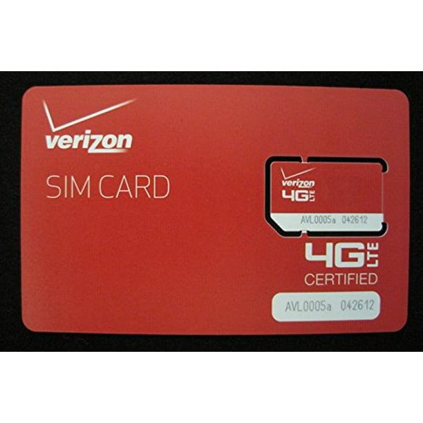 Verizon 4G LTE 2FF Sim Card, Bulk - Walmart.com - Walmart.com