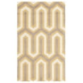 thumbnail image 2 of SAFAVIEH Cambridge Oswald Geometric Wool Area Rug, Gold/Gray, 3' x 5', 2 of 7