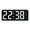 E, variant on Outdor Big Digital Clock With Large Display And Easy Read LED For Home Bedroom Timer Wall Timepiece