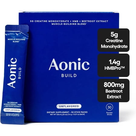 AONIC Build 3-in-1 Creatine, HMBPro™ & Beetroot Formula