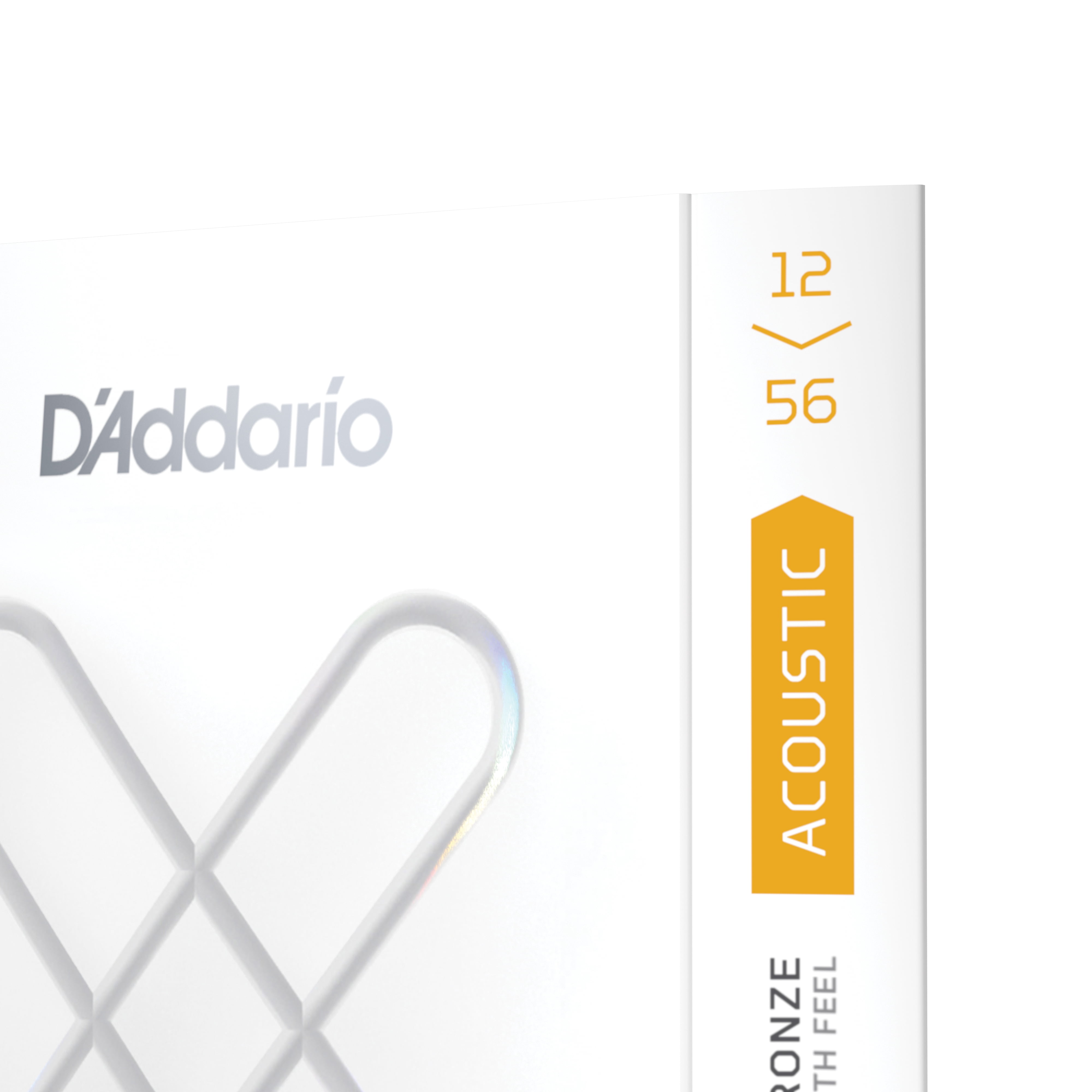 D'Addario XS Acoustic Phosphor Bronze Strings Light Top/Medium Bottom 12-56