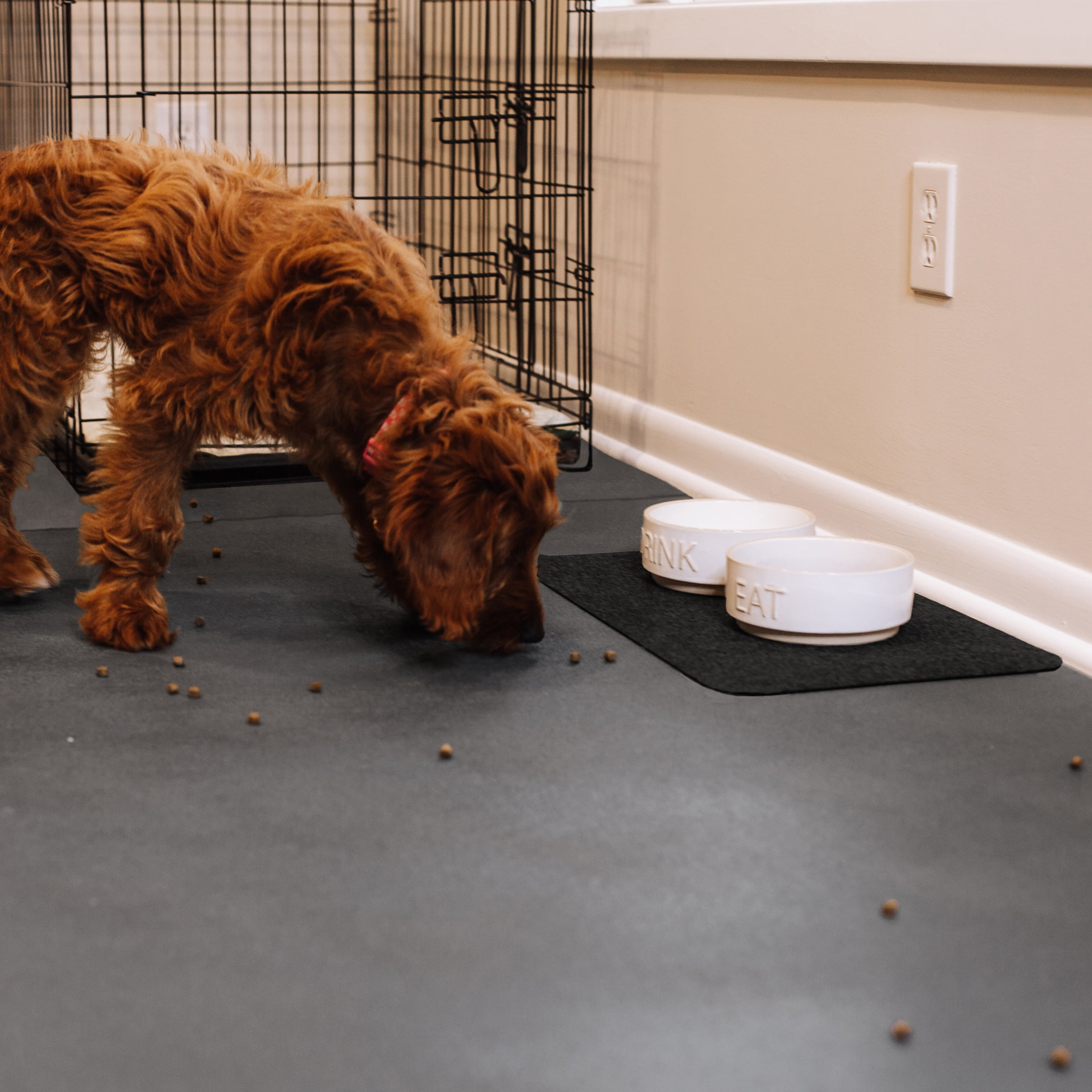 G-Floor New Pet Parent 3-Piece Floor Mat Kit, Slate Grey, Small