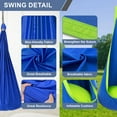 thumbnail image 6 of G TALECO GEAR Sensory Swing with Stand, Outdoor Indoor Kids Pod Chair Swing Set for Backyard, Metal Hammock Chair Stand, 350LB, 6 of 8
