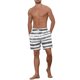 thumbnail image 2 of INSPIRAR CHIC Pantalones de baño de verano para hombres con patrón de teñido anudado y cintura elástica 28 Negro, 2 of 5