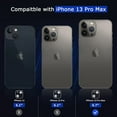 thumbnail image 3 of [3 Pack] Privacy Screen Protector for iPhone 13 Pro Max, Full Cover Anti-Spy Screen Protector Tempered Glass, 3 of 5