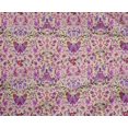 thumbnail image 4 of oneOone Polyester Lycra Feuilles & Tissu Imprimé Artistique Floral par la Cour 56 Pouces de Large, 4 of 4