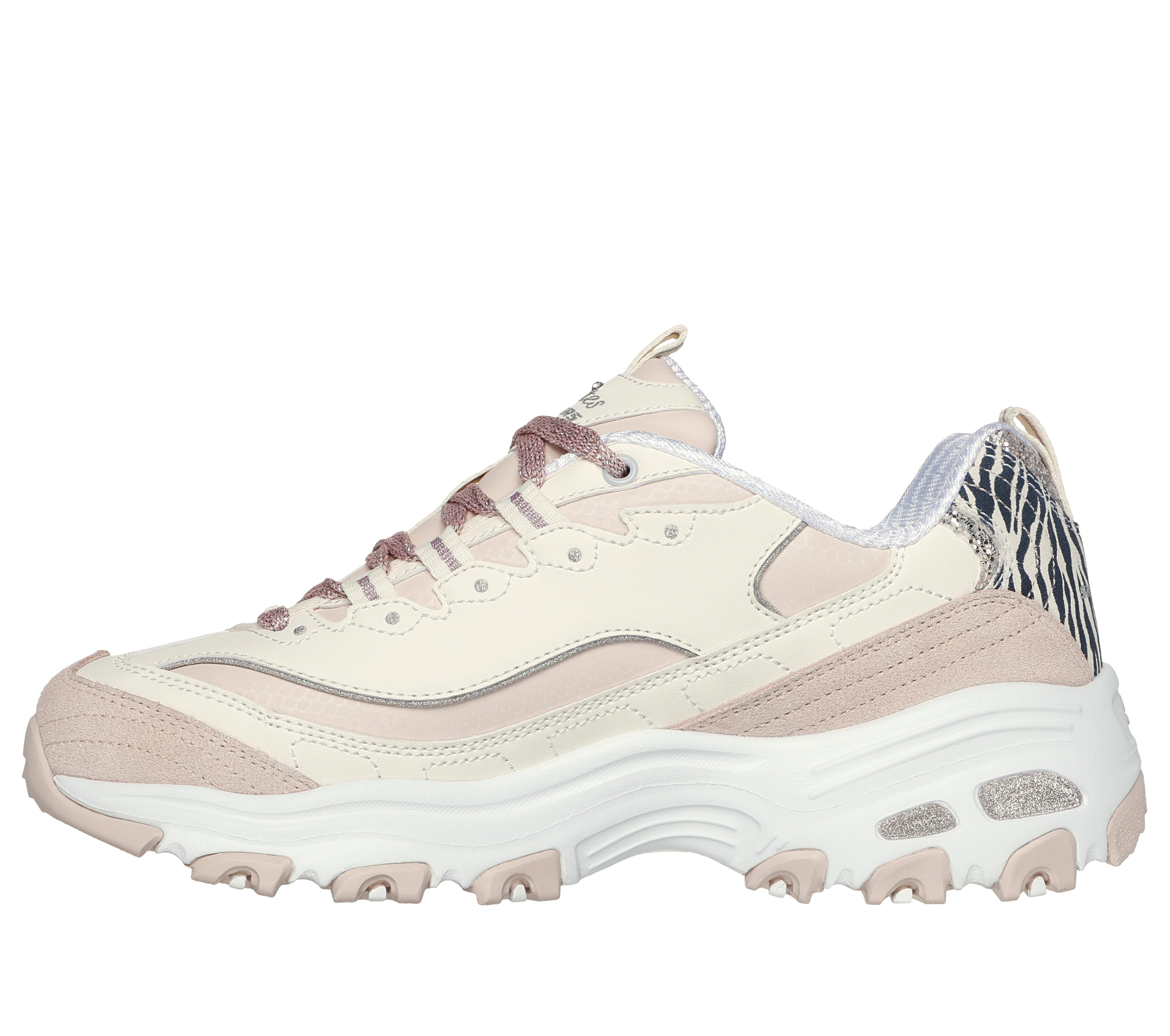 Skechers Women's D'LITES - GOLDEN CHIC Comfort Athletic Sneakers