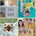 thumbnail image 6 of 10Sheets UV DTF Cup Wrap 10 Styles Sunflower Bee Honeycomb Rub on Transfers Waterproof PVC Paper Rub on Decals for DIY 16OZ Glass Cups Furniture Wood 9.5x4.3inch, 6 of 6