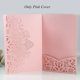 thumbnail image 1 of Tarjeta de invitación de boda cortada con láser elegante, tarjeta de felicitación, negocios personalizados con tarjeta RSVP, decoración de fiesta, azul y blanco, 50 piezas, 1 of 4