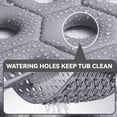 thumbnail image 6 of VUNATE 2-Piece Shower Mat Non Slip Bath Mat for Tub and Shower Floor Mat Machine Washable Bathtub Mat with Suction Cups and Drain Holes Shower Mat for Bathtub 15.5"x27.5" Bathroom Accessories, 6 of 6