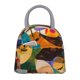 thumbnail image 1 of Disketp Abstract Musical Faces Bolsa Térmica para Almuerzo, Lonchera con Abertura Amplia y Gran Capacidad, Organizador Reutilizable para Mujeres, Hombres y Adultos, 1 of 6