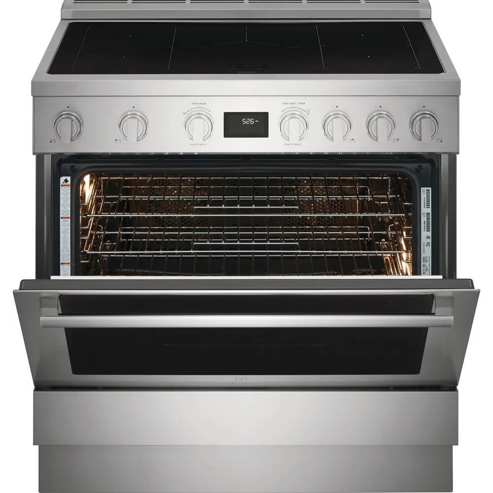 Electrolux Ecfi3668a 36" Wide 4.4 Cu. Ft. Free Standing Induction Range - Stainless Steel