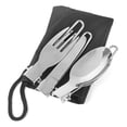 thumbnail image 2 of de Cuchillo de de Tenedor Plegable para Acampar Al , Senderismo, Picnic, Vajilla con Bolsa Zulema Vajilla de camping, 2 of 8