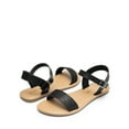 thumbnail image 3 of DREAM PAIRS Women's Ankle Strap Flat Sandals Open Toes One Band Buckle Summer Dressy Sandals, 3 of 7