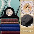 thumbnail image 2 of Inlaid Clock Head Round Clock Head Vintage Clock Head Roman Number Clock Head with Clock Movement, 2 of 4