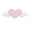 Pink, variant on Jkung Car Headrest Pillow Breathable Wear-Resistant Heart Shape Neck Support Pillow Seat Back Cushion Car Interior Decoration