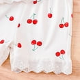 thumbnail image 5 of TOWED22 Baby Toddler Sweet 2pcs Outfits Tank Tee Sleeveless and Shorts Adorable Summer Clothing Sets Lovely(Red,12-18 M), 5 of 7